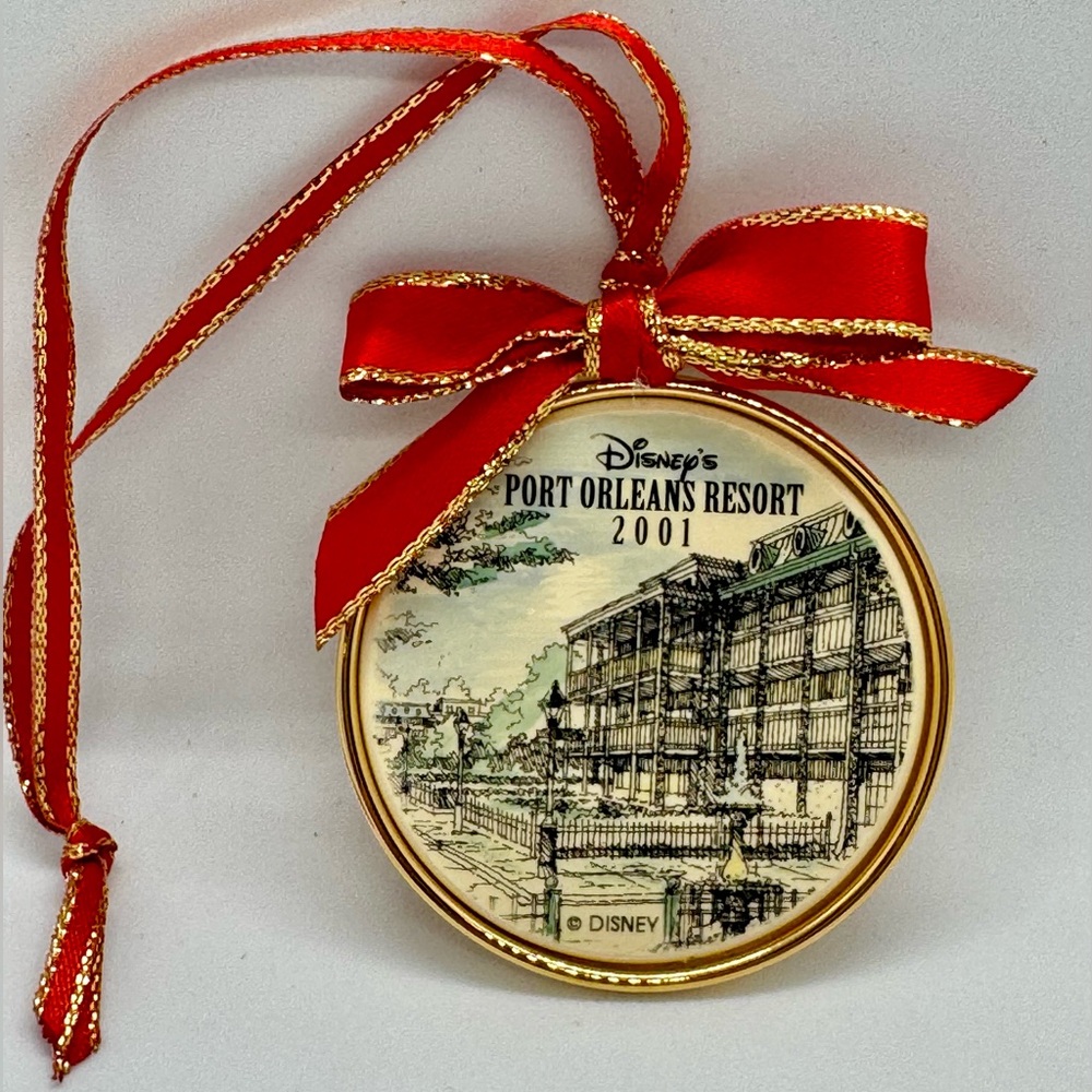 Vintage Walt Disney World Port Orleans Resort Ornament 2001
